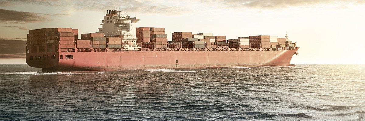 电缆保护和路由的集装箱船和货船