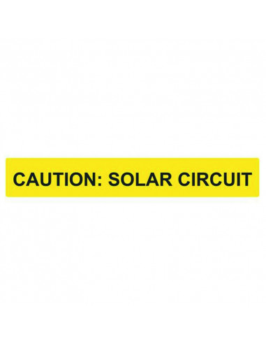 标签警告太阳能电路25.4毫米x……